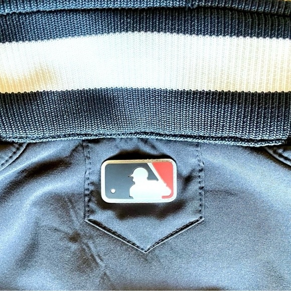 Yankees Therma Base Dugout Jacket Majestic MLB Fleece Lined Large - Picture 5 of 9